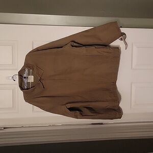 microfiber zip up coat from Gap